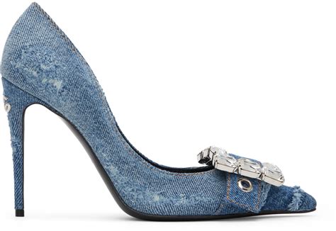 dolce gabbana denim heels.